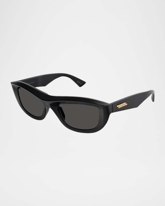 Ribbon Plastic Cat-Eye Sunglasses